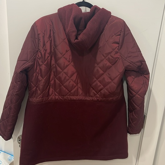 Burgundy Coat - Picture 2 of 3